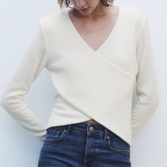 Soft Wrap Top - Picture 2 of 10